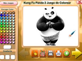 Kung Fu Panda 2 Juego de Colorear