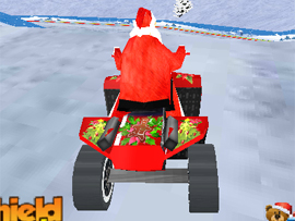 3D Santa ATV 