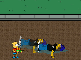 The Simpsons Shooting Game